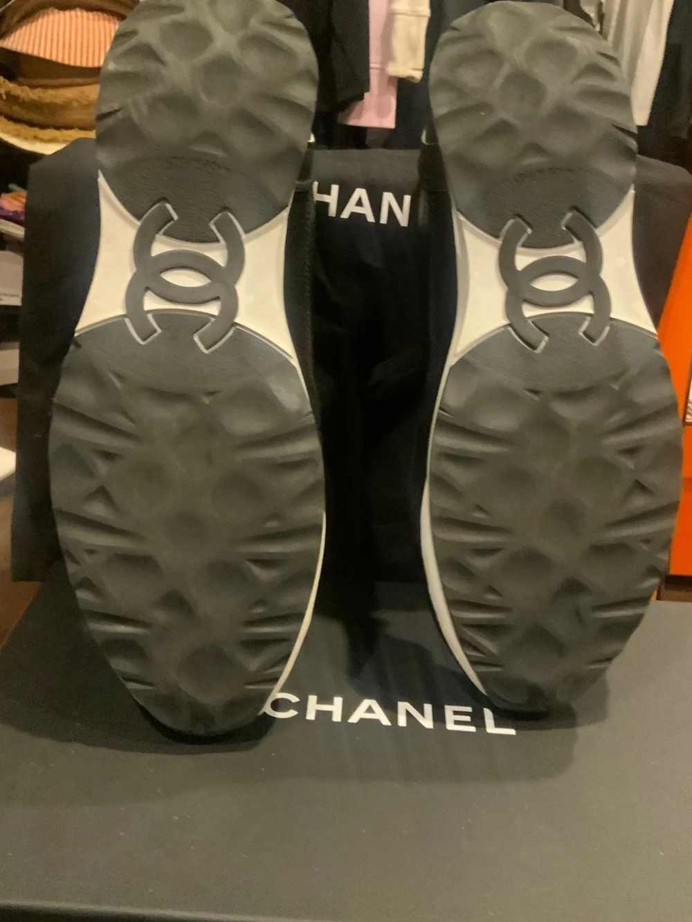 CHANEL trainer flat